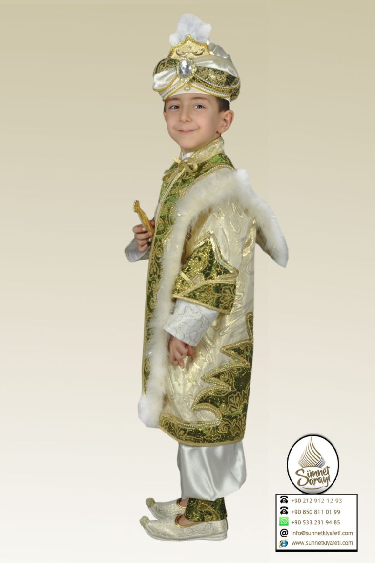 ŞANLI APLİKELİ KAFTAN PADİŞAH SÜNNET TAKIMI