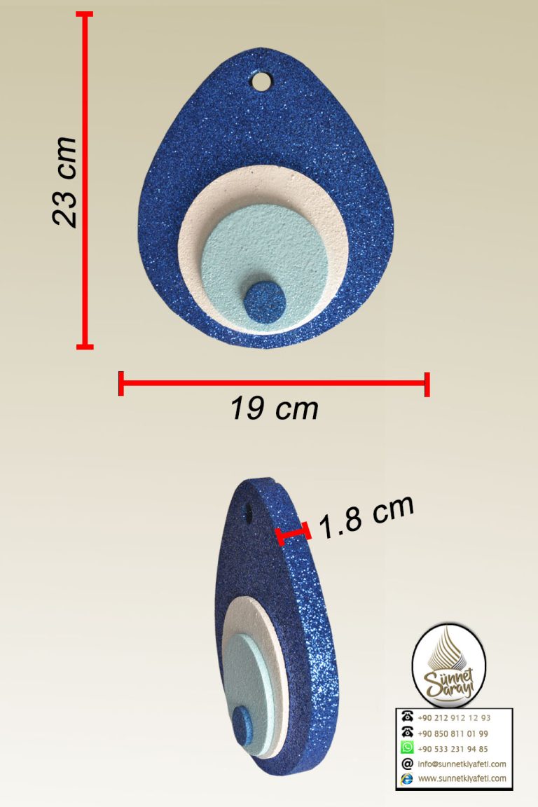 23 CM STRAFOR NAZARLIK SÜNNET DÜĞÜN SÜS