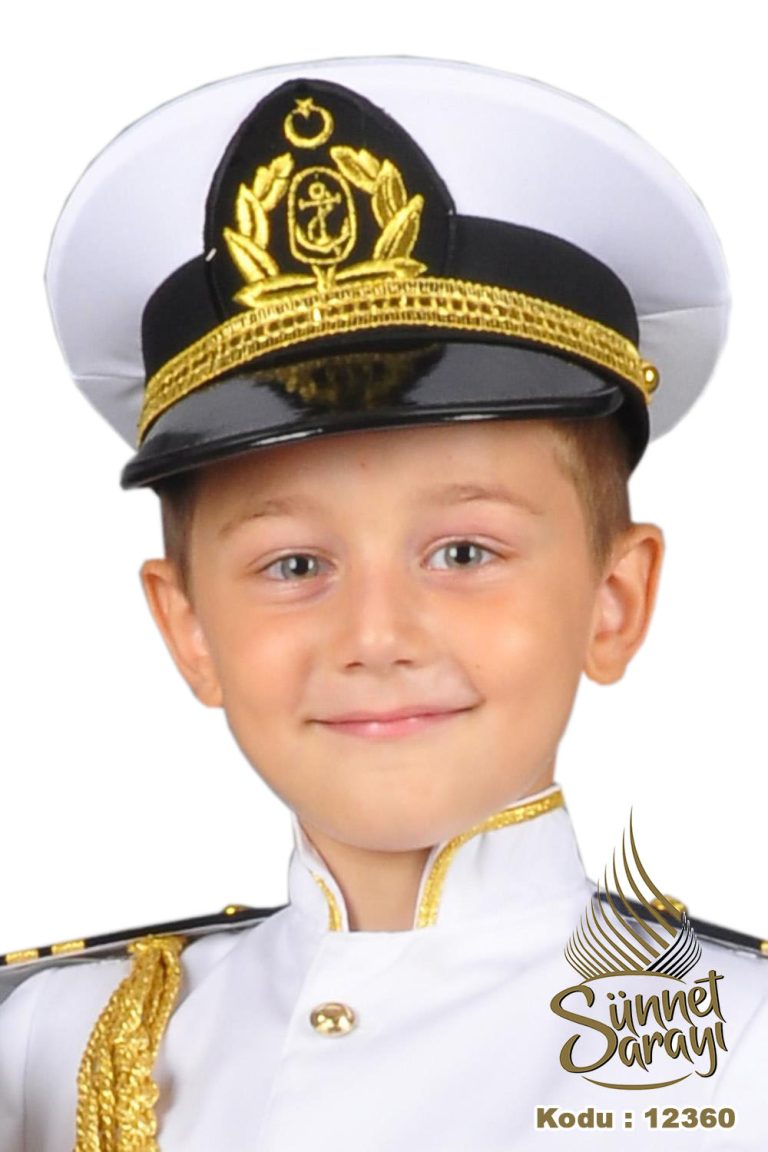 DENİZCİ BAHRİYELİ ÇOCUK SUBAY SÜNNET ŞAPKASI