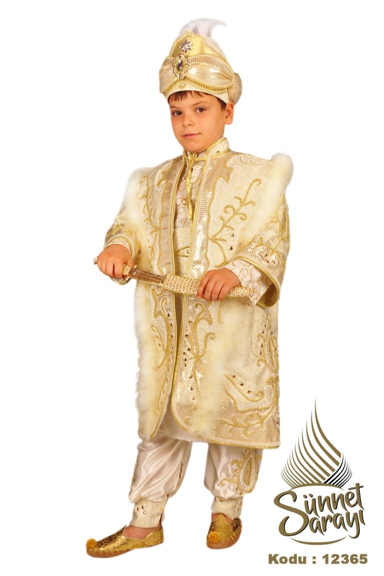 PARGALI TAŞLI KAFTAN PADİŞAH SÜNNET ELBİSELERİ
