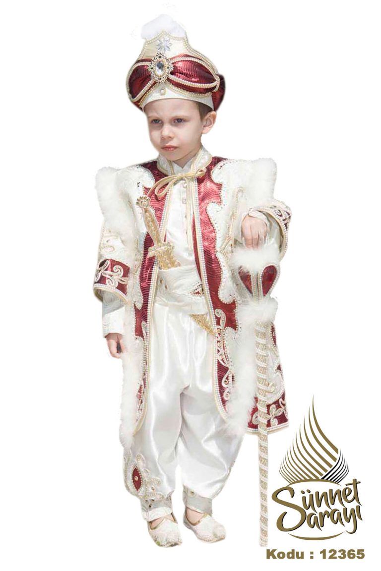 PARGALI TAŞLI KAFTAN PADİŞAH SÜNNET ELBİSELERİ
