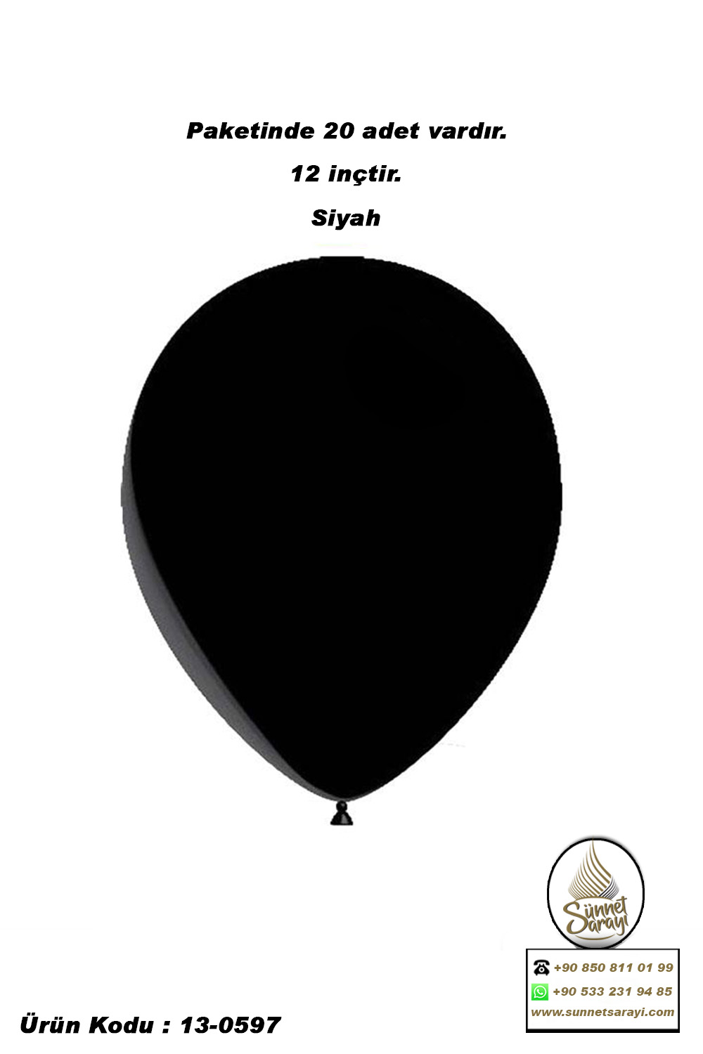 BALON, 20´Lİ DÜZ SÜNNET DÜĞÜN KINA BALONU - Görsel 7