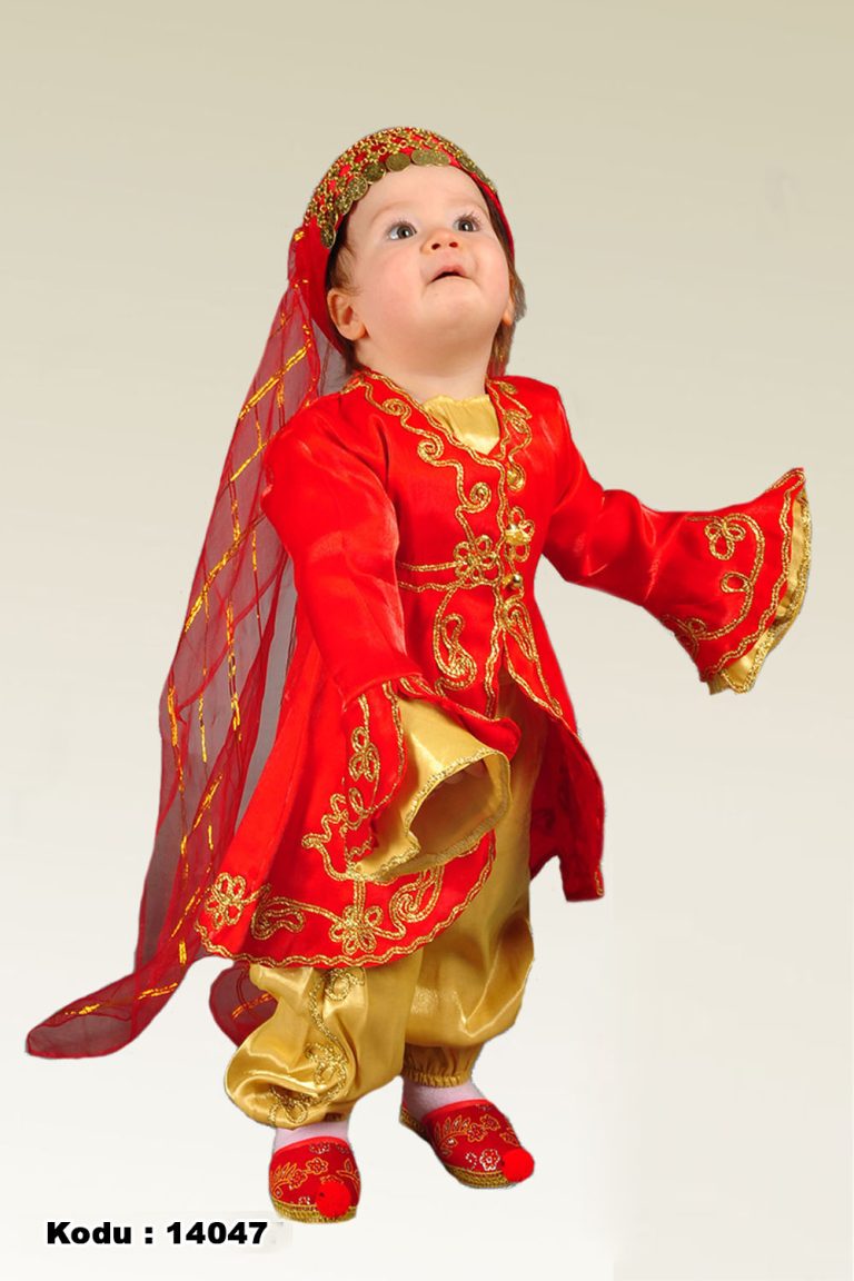 ÇİFT KOL ÇOCUK KINALIK BİNDALLI KIYAFETLERİ