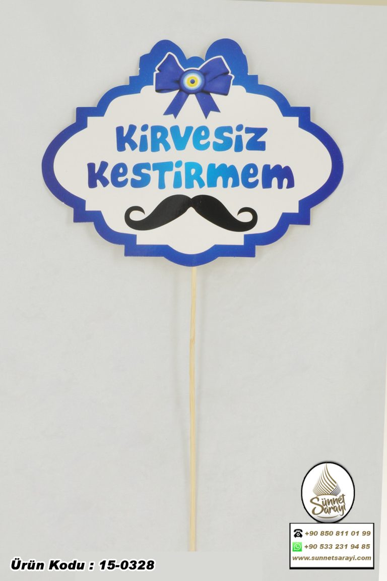 SÜNNET KONUŞMA BALONU, KİRVESİZ KESTİRMEM
