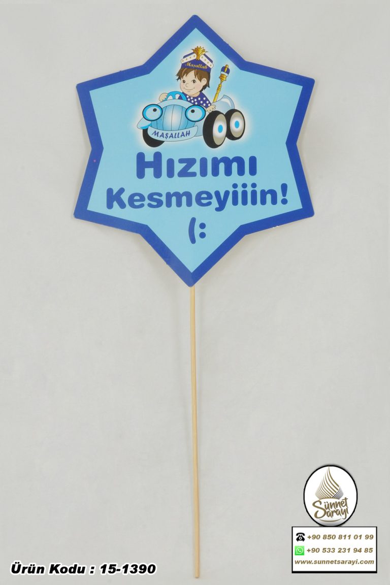 SÜNNET KONUŞMA BALONU, HIZIMI KESMEYİN