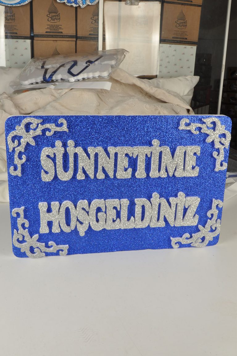 STRAFOR, SÜNNETİME HOŞGELDİNİZ, DİKDÖRTGEN, 46x30 cm