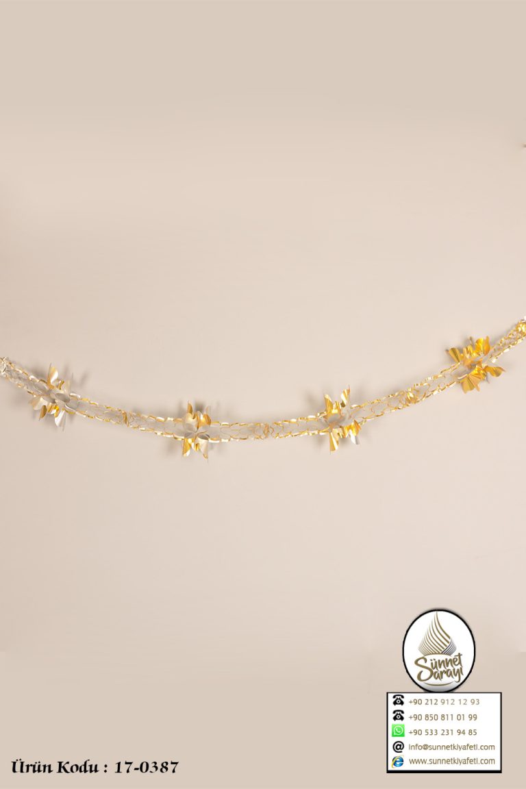SÜS METALİZE, KÜÇÜK 4´LÜ UZAR 1,30cm