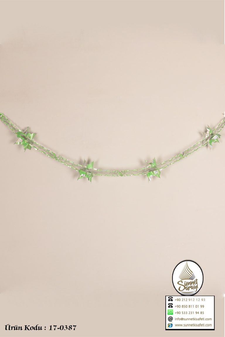 SÜS METALİZE, KÜÇÜK 4´LÜ UZAR 1,30cm