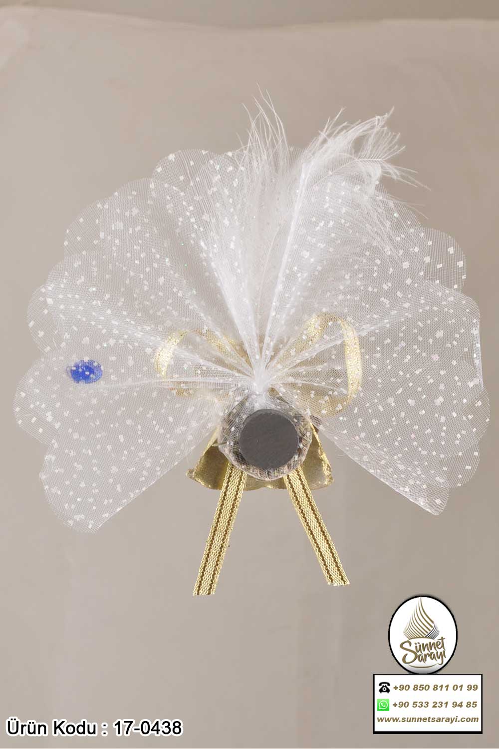 DÖKÜM KAFTAN HEDİYELİK, KARLI TÜL - Görsel 2