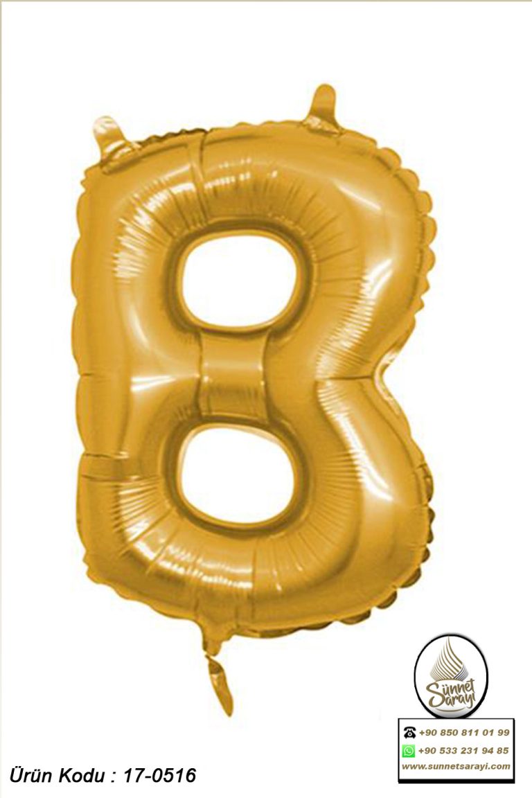 FOLYO HARF BALON, 40 İNÇ, 100x100 CM