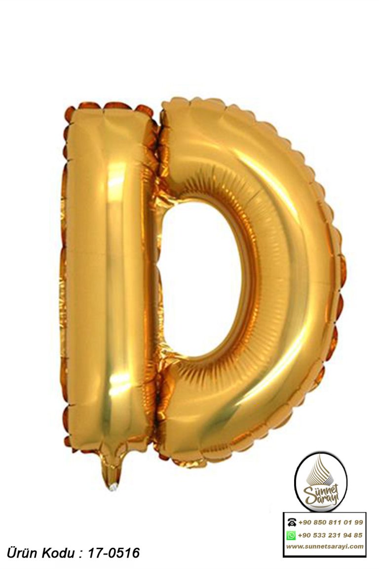 FOLYO HARF BALON, 40 İNÇ, 100x100 CM