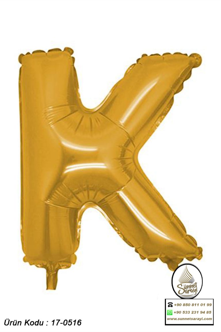 FOLYO HARF BALON, 40 İNÇ, 100x100 CM