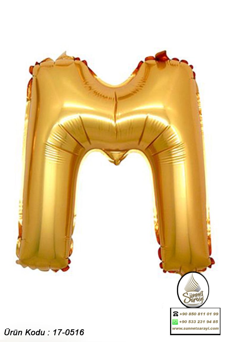 FOLYO HARF BALON, 40 İNÇ, 100x100 CM
