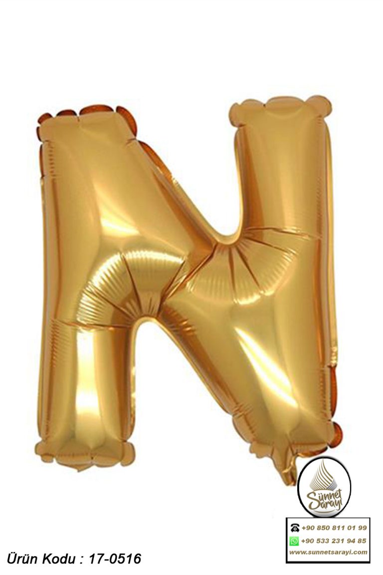 FOLYO HARF BALON, 40 İNÇ, 100x100 CM
