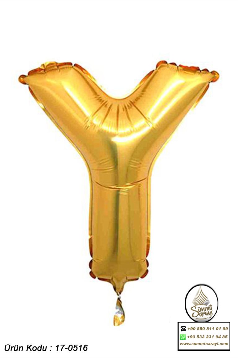 FOLYO HARF BALON, 40 İNÇ, 100x100 CM