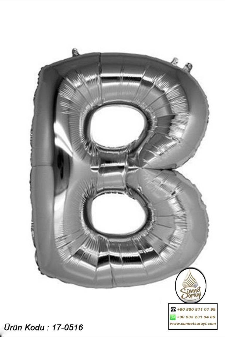 FOLYO HARF BALON, 40 İNÇ, 100x100 CM