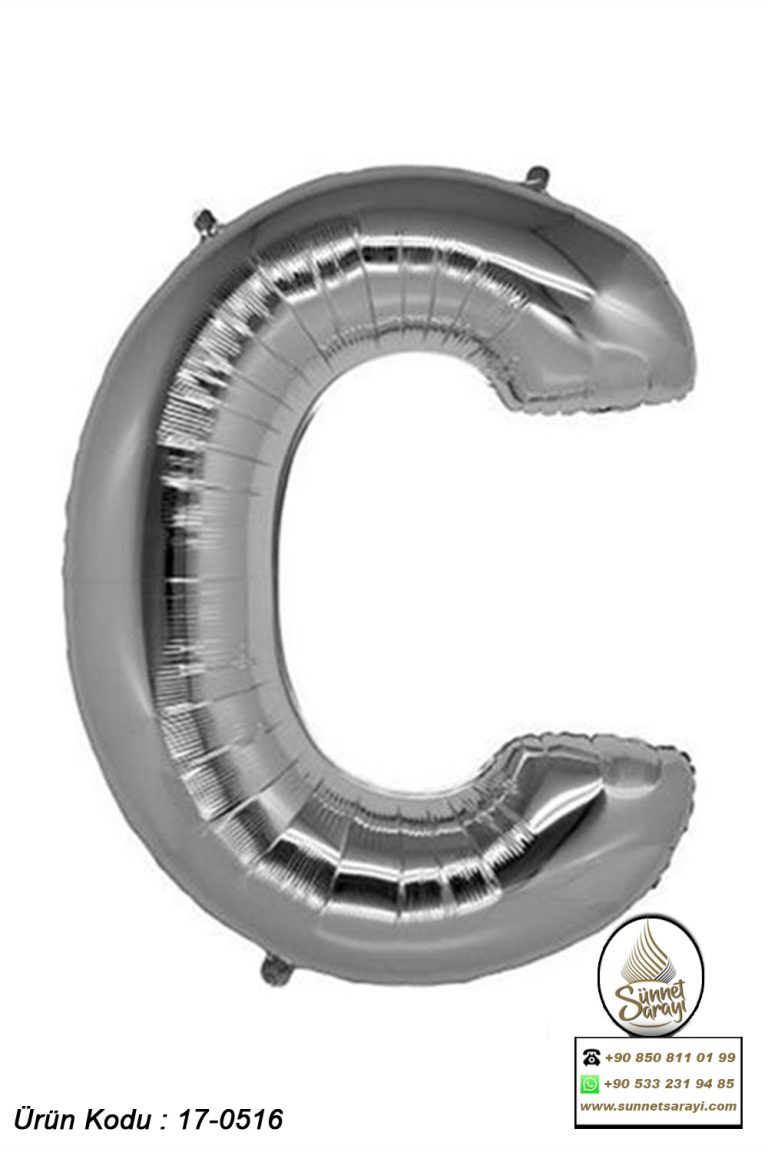 FOLYO HARF BALON, 40 İNÇ, 100x100 CM