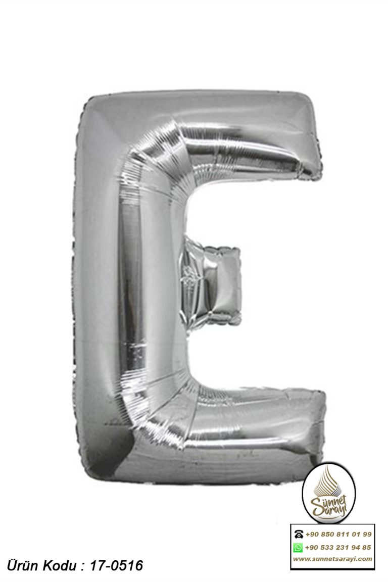 FOLYO HARF BALON, 40 İNÇ, 100x100 CM
