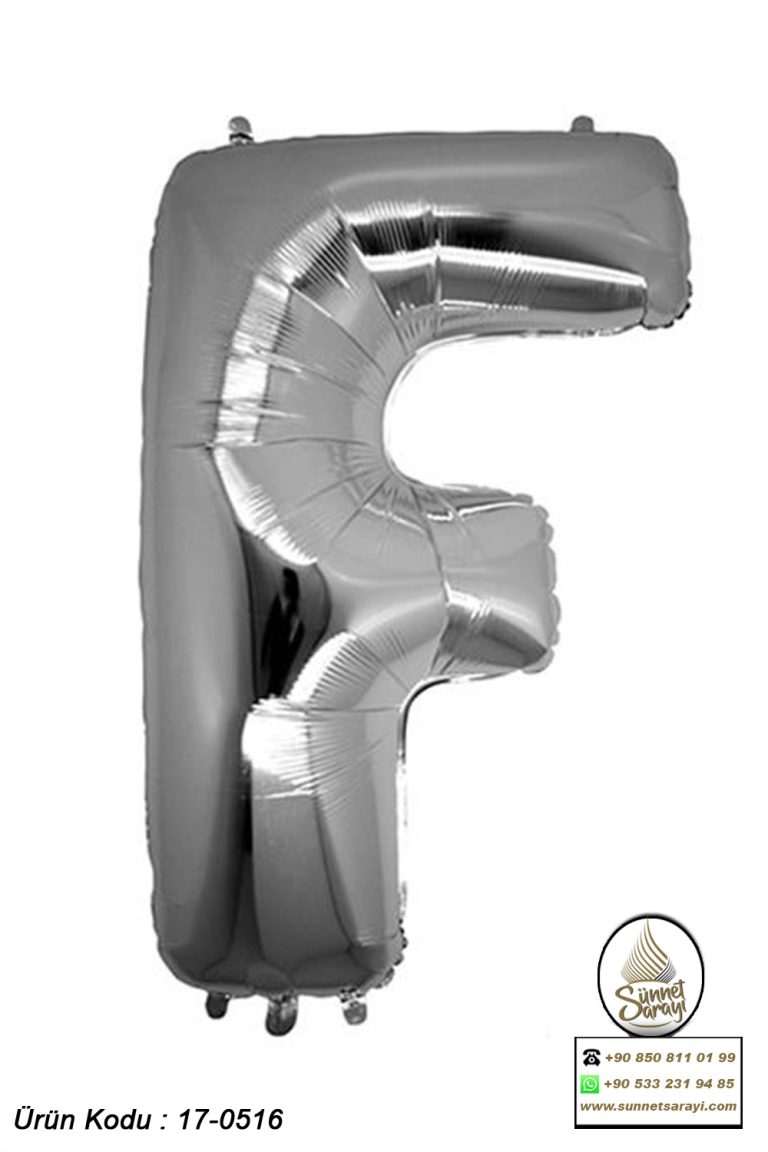 FOLYO HARF BALON, 40 İNÇ, 100x100 CM