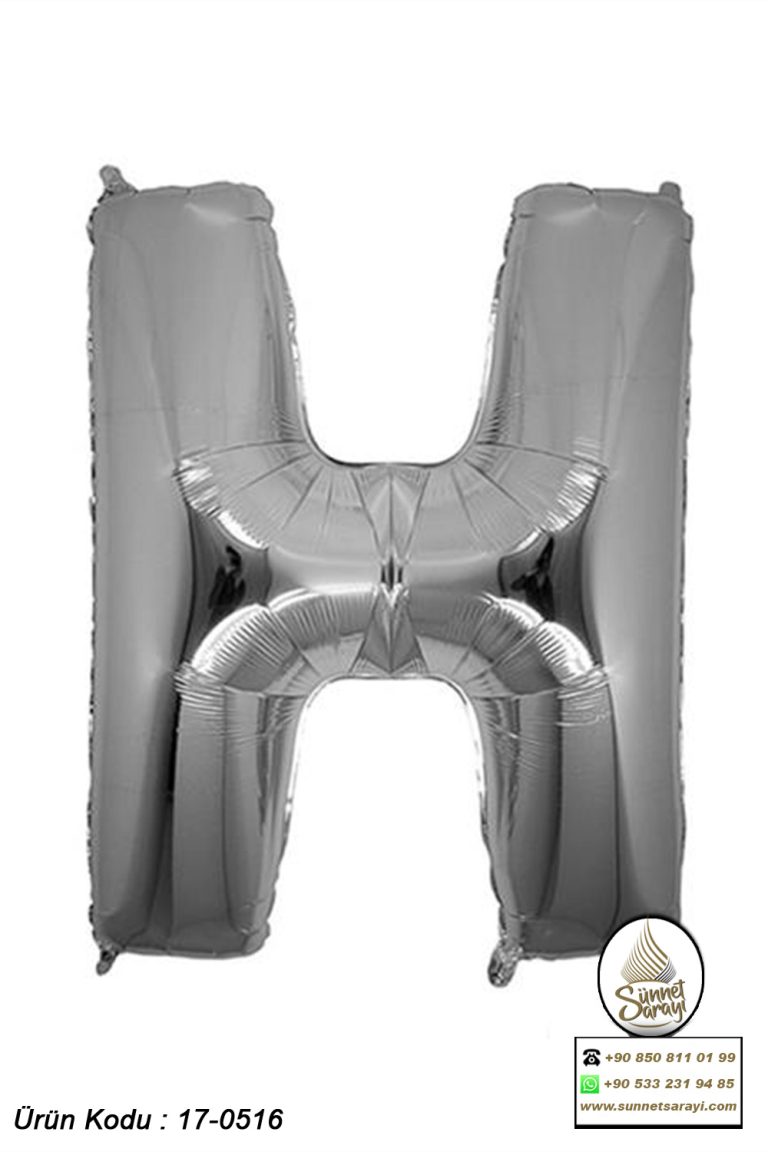 FOLYO HARF BALON, 40 İNÇ, 100x100 CM
