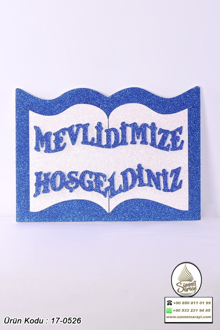 STRAFOR, MEVLİDİMİZE HOŞGELDİNİZ, KİTAP MODEL, 31x43cm