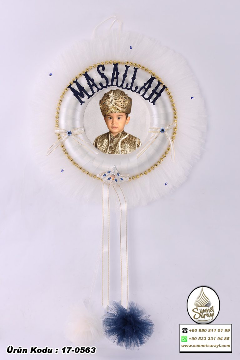 SÜNNET KAPI SÜSÜ, TÜLLÜ, FOTOĞRAFLI