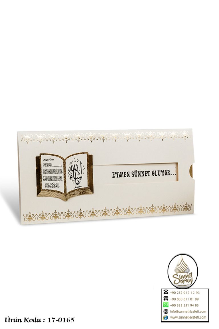 ERDEM SÜNNET 80901 SÜNNET DÜĞÜN DAVETİYESİ