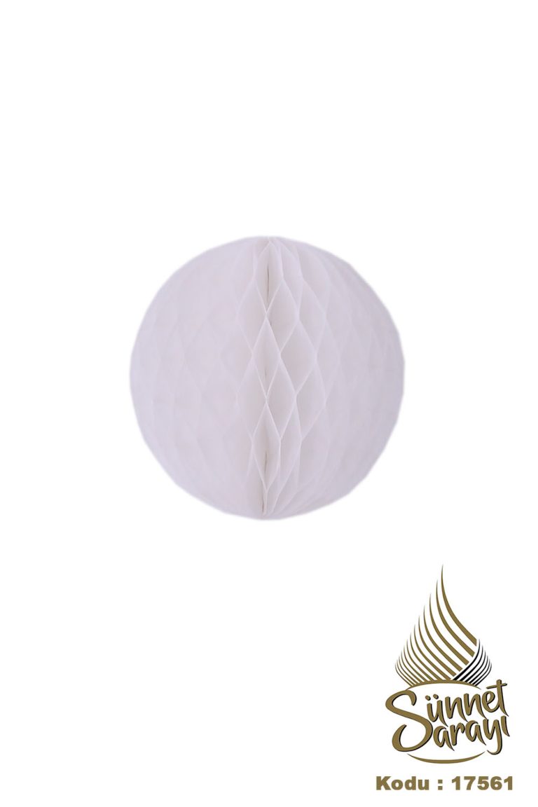 SÜNNET SÜSÜ, KAĞIT SÜS, YUVARLAK TOP, TAVAN SÜSÜ, 14.5 cm