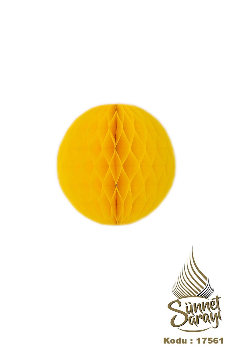 SÜNNET SÜSÜ, KAĞIT SÜS, YUVARLAK TOP, TAVAN SÜSÜ, 14.5 cm