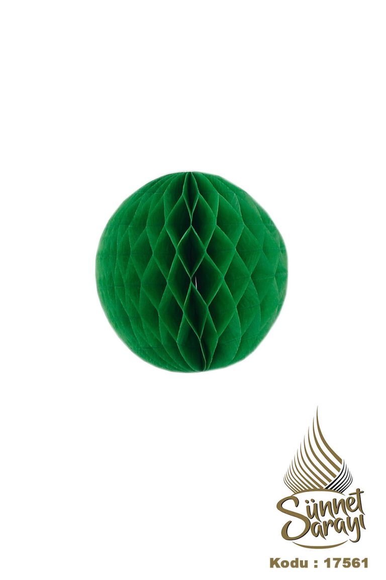 SÜNNET SÜSÜ, KAĞIT SÜS, YUVARLAK TOP, TAVAN SÜSÜ, 14.5 cm