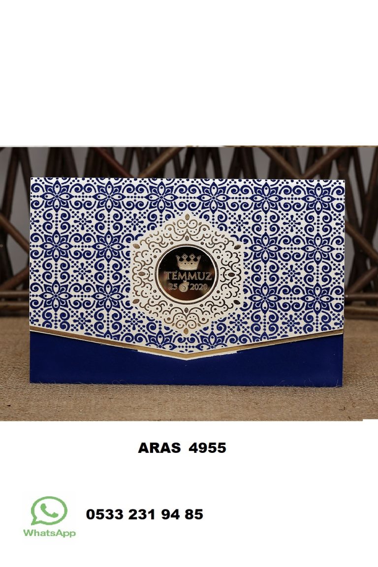 SÜNNET DAVETİYESİ, 4955 ARAS SÜNNET DÜĞÜN DAVETİYESİ